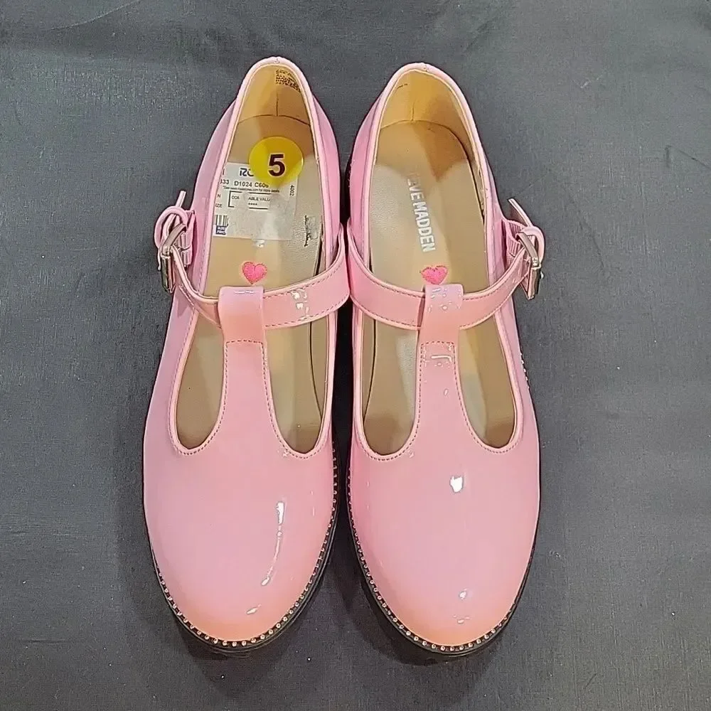BRAND NEW STEVE MADDEN KIDS' JOLIE MARY JANE FLAT SHOE G1